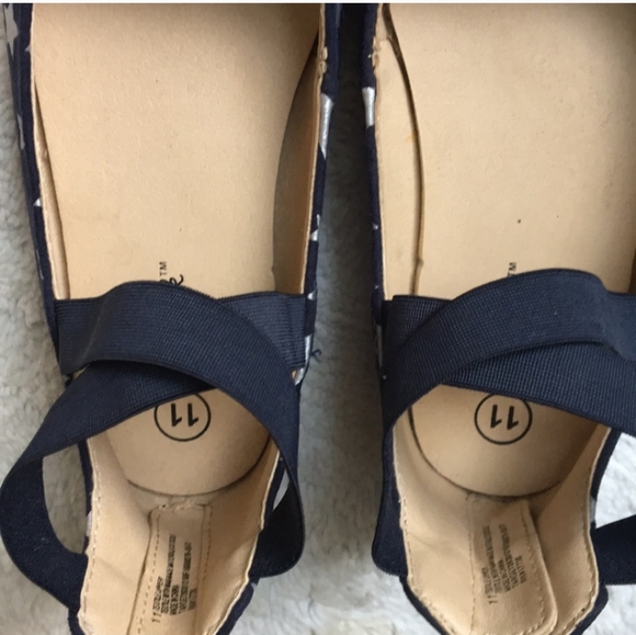Cat & Jack like new dark blue Silver Stars slip on - Picture 11 of 11